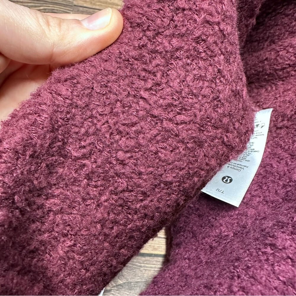 NWT Lululemon Ombre Knit Textured Ear Warmer ONE SIZE (Red Merlot) - Picture 8 of 12